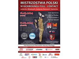 Oglądaj na żywo_Mistrzostwa Polski Full Contact Juniorów i Seniorów_15-17.03.2024r. - Płock
